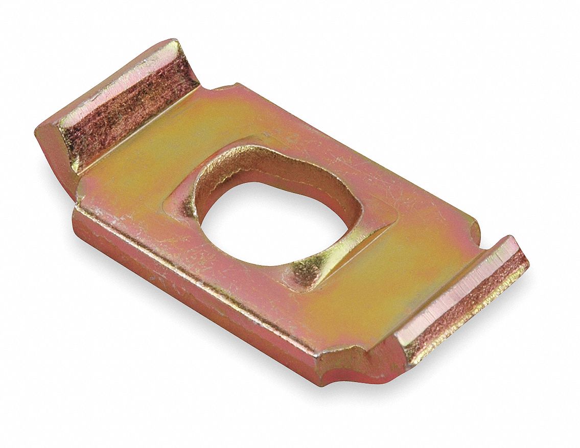 Saddle Washer, 3/8 or 1/2 In, Gold, PK50