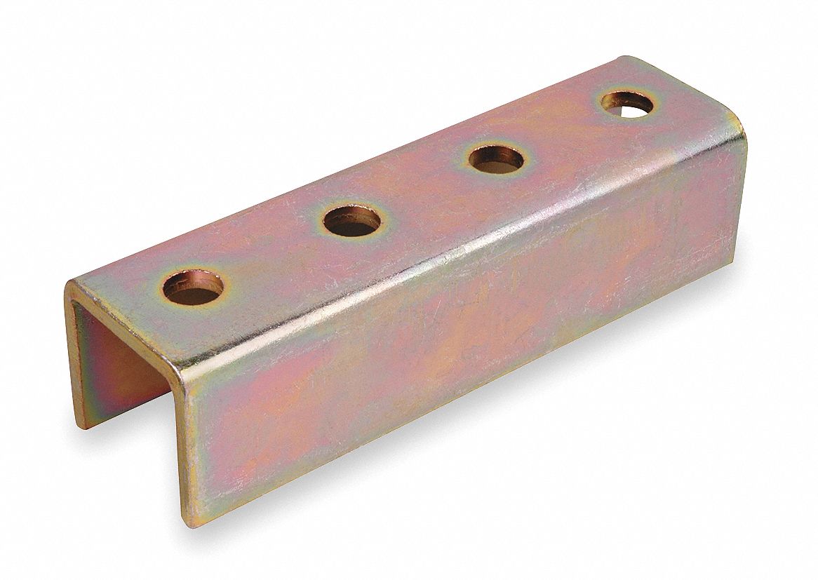 Joiner Fitting, U-Shape, 4 Holes, Gold