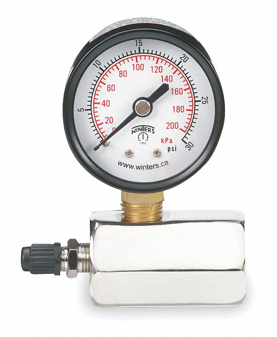 Test Gauge, Air, 0-15 PSI