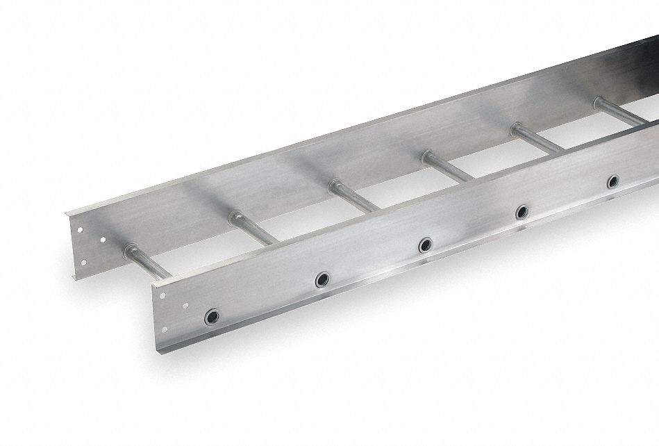 Ladder Tray, 12 Ft L x 12 In W, 75 lb Cap