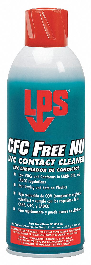Contact Cleaner, 11 oz., Aerosol Can, Mild