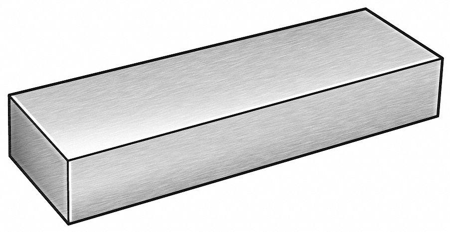 Bar, Rect, Stl, 1018, 1/4 x 2 1/2 In, 6 Ft