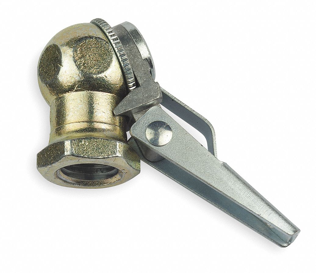 Clip-on Ball Foot Air Chuck, 0 to 150 psi