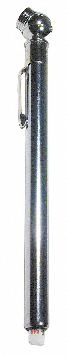 Pencil Tire Press Gauge, 0 to 75 psi