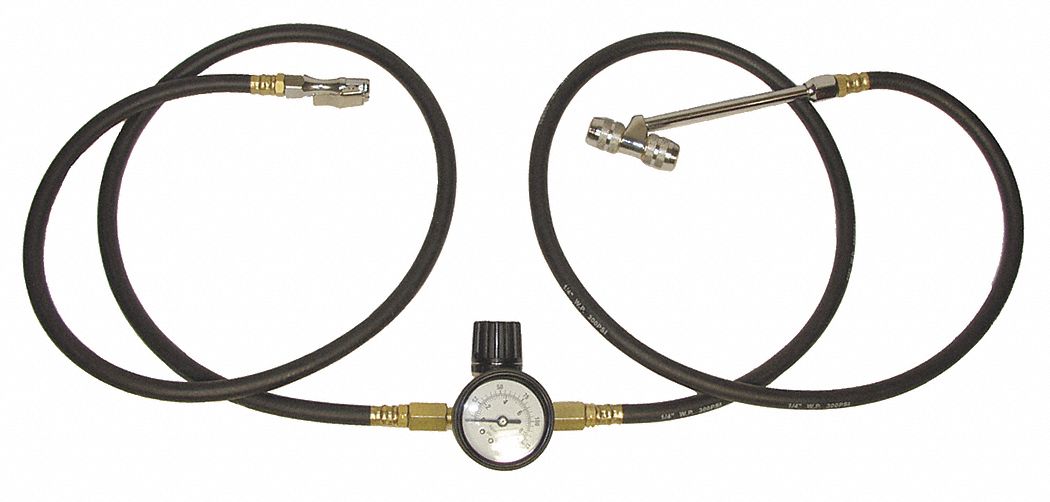 Dual Tire Inflator, 0 to 150 psi