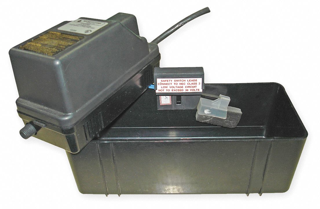 Condensate Pump, Shallow Pan, 1/50 HP, 115V