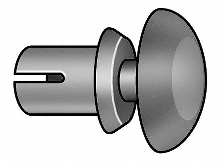 Push In Rivet, Snap, 0.201 In, PK10