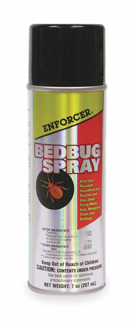 Bedbug Spray, Aerosol, 7 Oz.