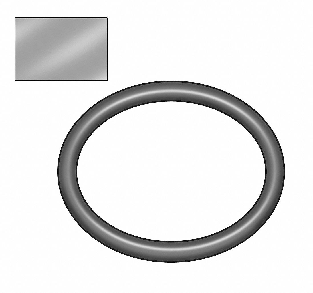 Backup Ring, 3/16 W, 3 1/2 OD, PK 25