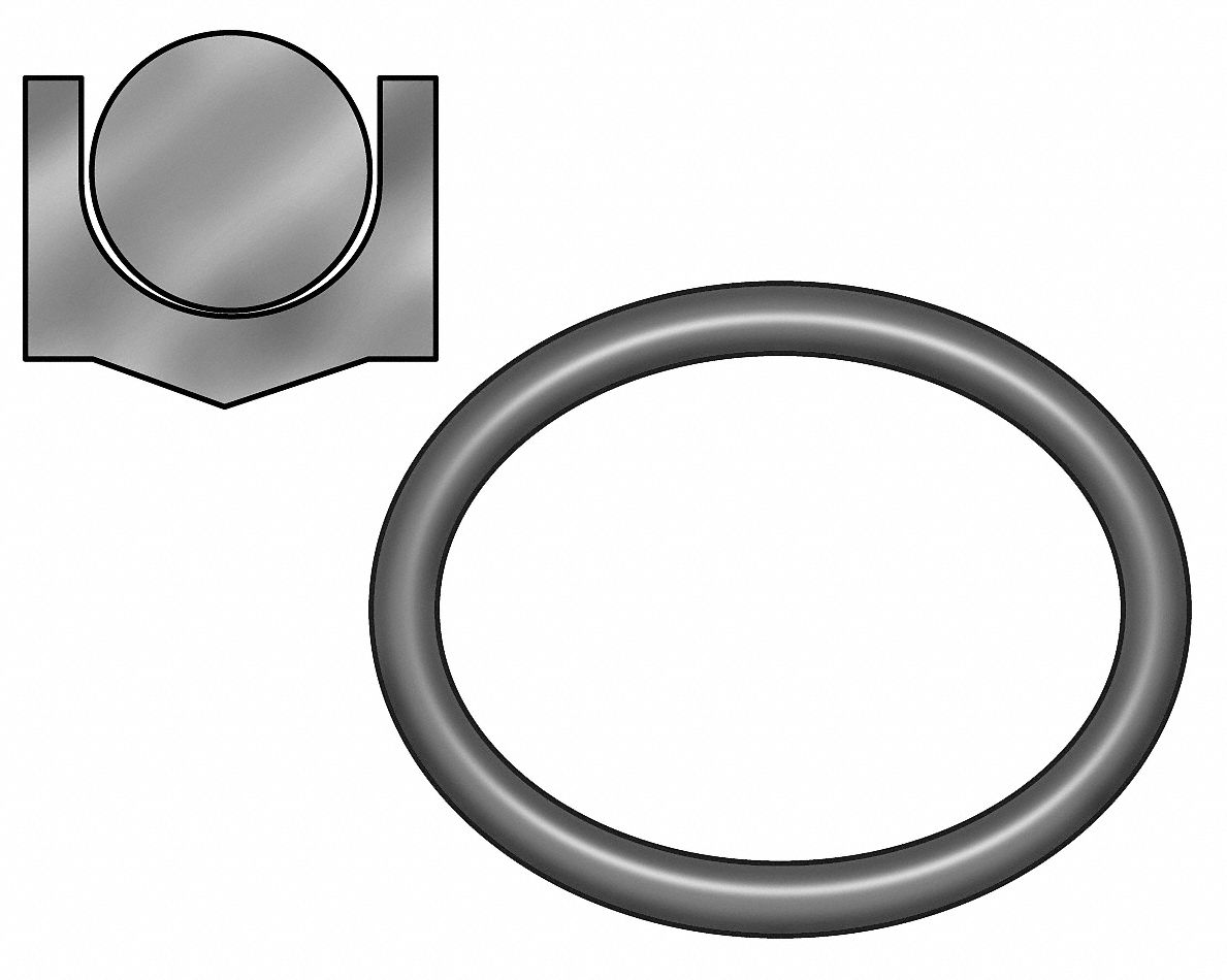 Piston Seal, 4 5/8 IDx5 OD, 3/16 Wx3/16 H