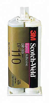 Epoxy Adhesive, Duo-Pak, 200 mL, Gray, PK12
