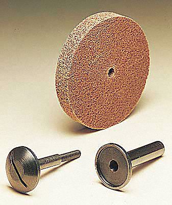 Unitized Wheel, 1x1x3/16, AO, CRS, PK50