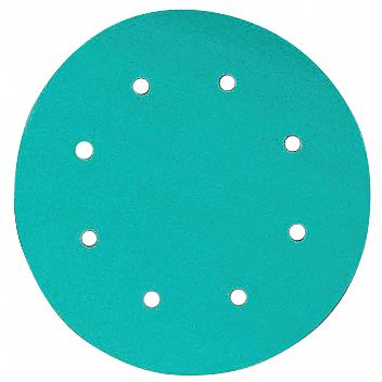 PSA Sanding Disc, Paper, 6in, 80G, PK1000