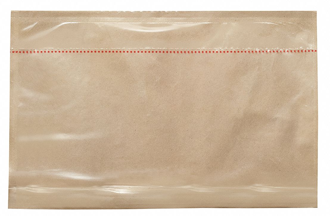 Packing List Envelope, Clear, PK 500