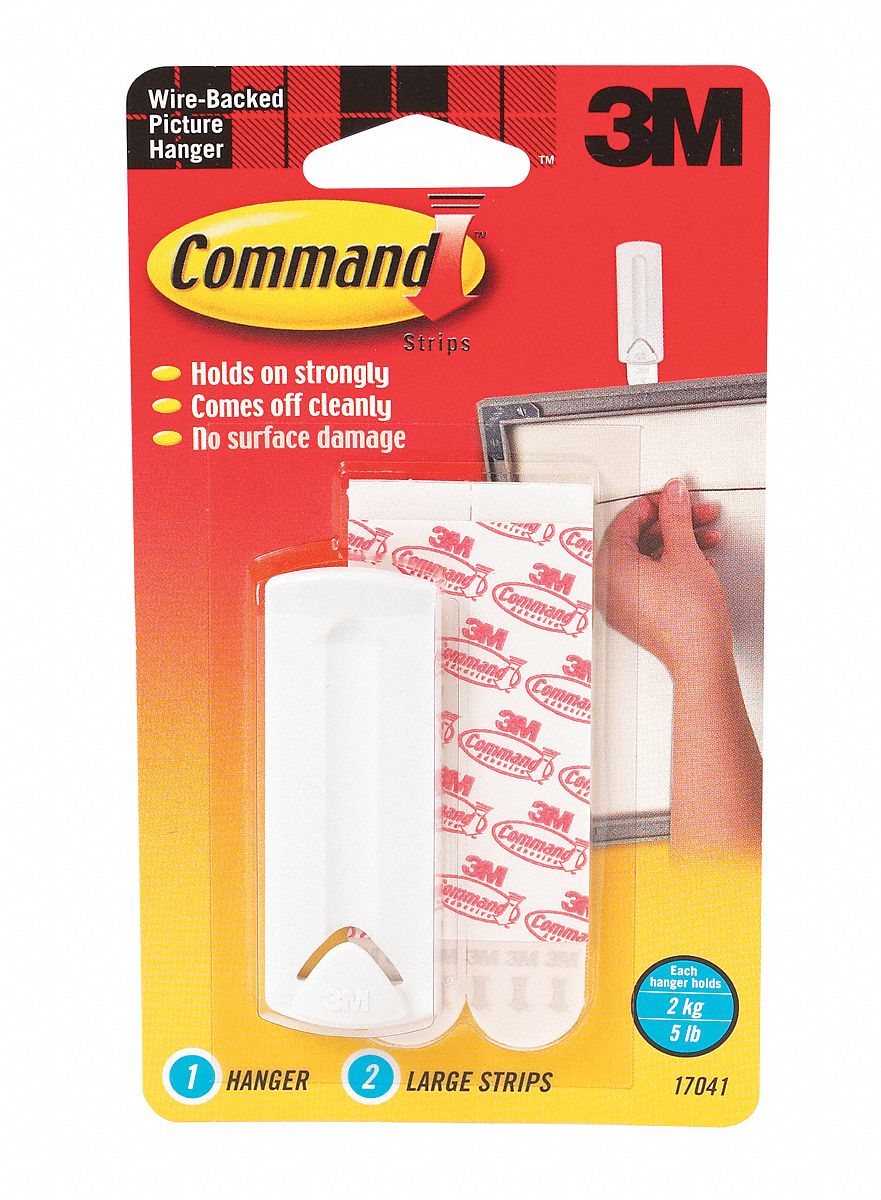 Wire-Backed Pic Hanger w/ Adh, PK36