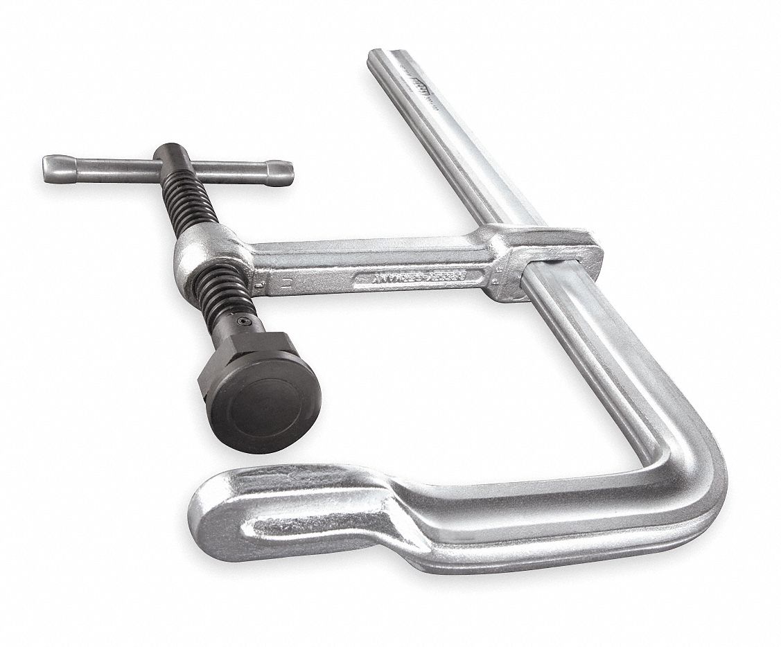 Sliding Arm F Clamp, Ergo, 8 In