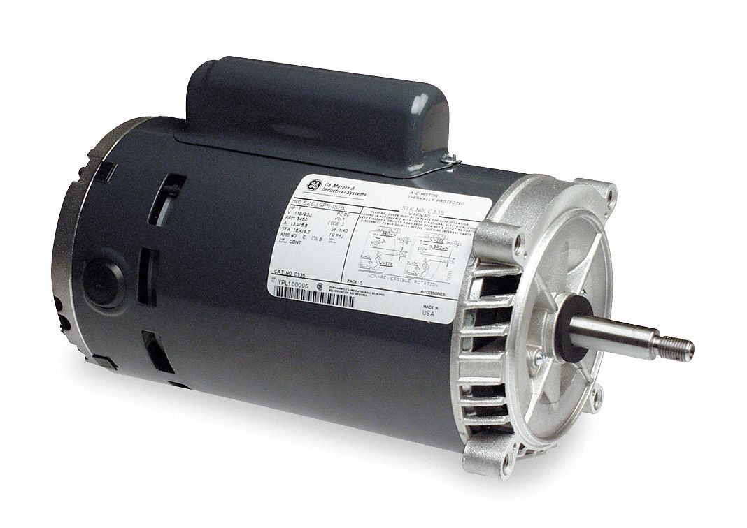 Mtr, Cap St, 1/3 HP, 1725, 115/230V, 56J