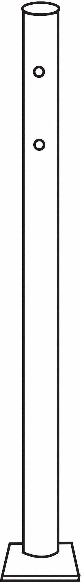 In Ground Post, Black