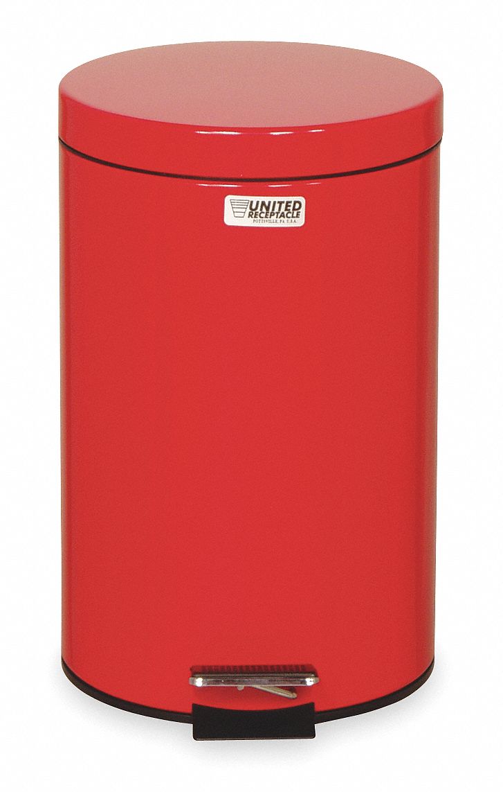 Step On Container, Red, Medical, 3.5 G