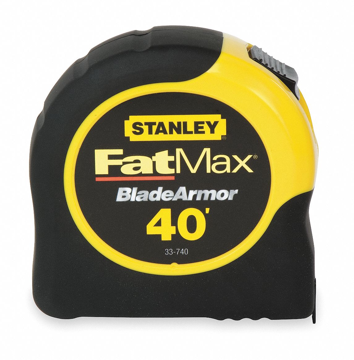 Measuring Tape, 40 Ft, 1 1/4 In W, Top Lock