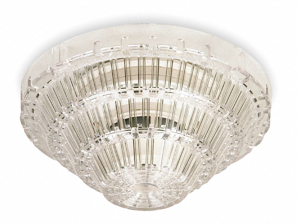 Smoke Detector Guard, Polycarbonate, Flush