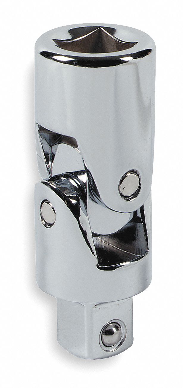 Universal Joint, 1/2 Dr, 2 3/4 In L, Satin