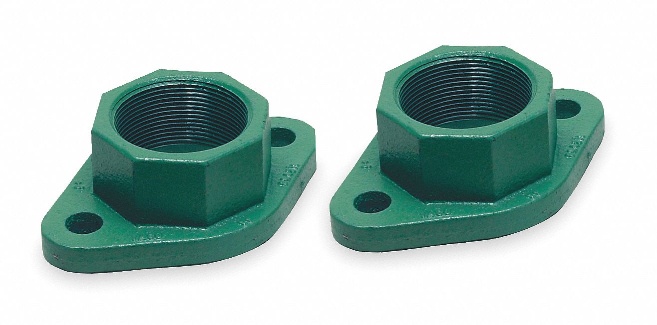 Flange, 3/4 In Flanged, Cast Iron, Pk 2