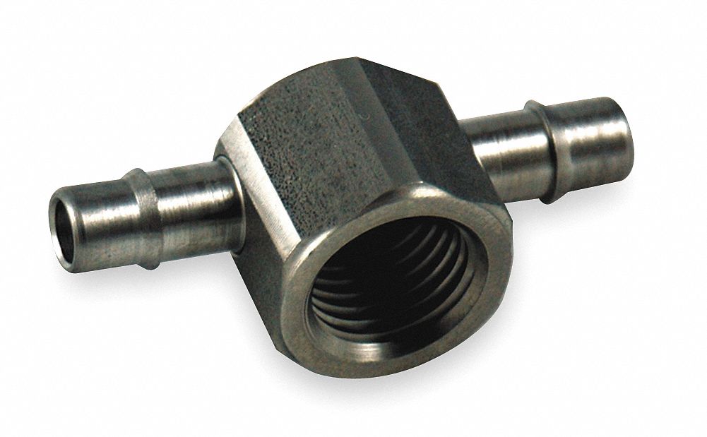 Female Tee, 1/4 x 1/8 In, 303 SS