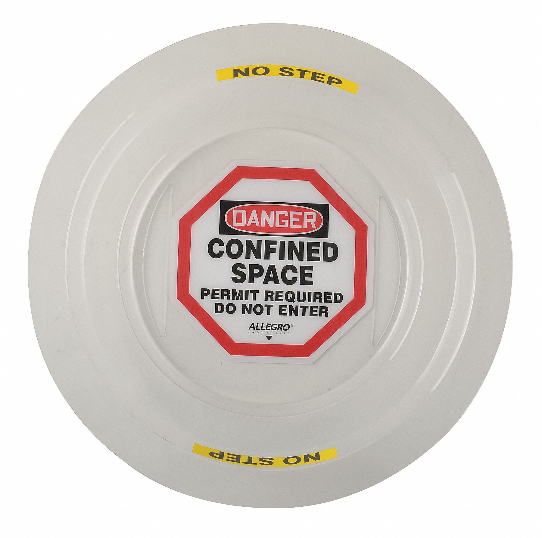 Danger Sign, 4In, BK and R/WHT, ENG, Text