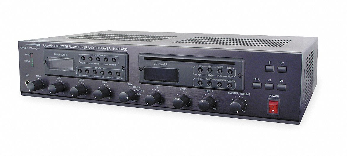 Amplifier, 60W, CD, Tuner