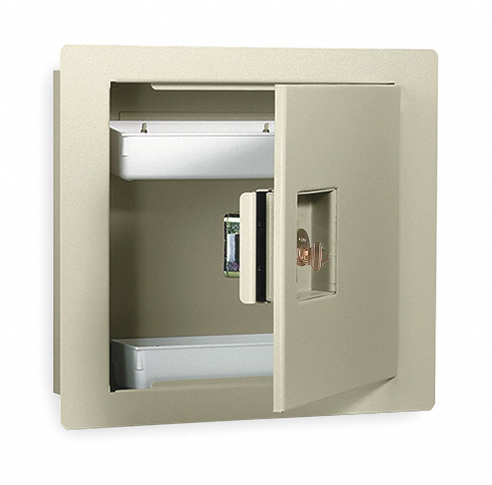 Wall Safe, Keyable, 475 Cu-In