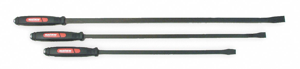 Pry Bar Set, Combination, 3 Pc