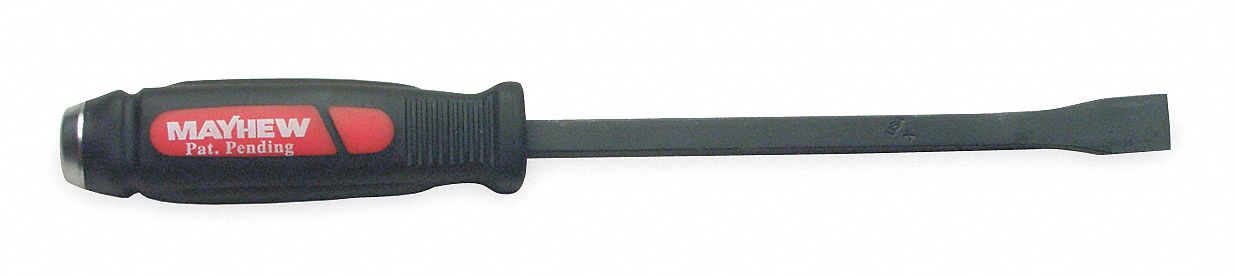 Pry Bar, 12 In, Ergo, Soft End Cap
