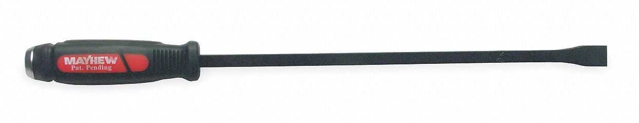 Pry Bar, 17 In, Ergonomic Handle