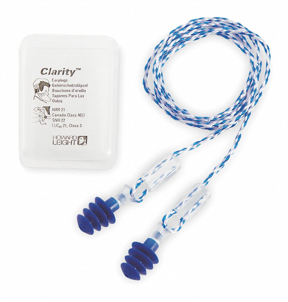 Ear Plugs, 21dB, Corded, Univ, PR