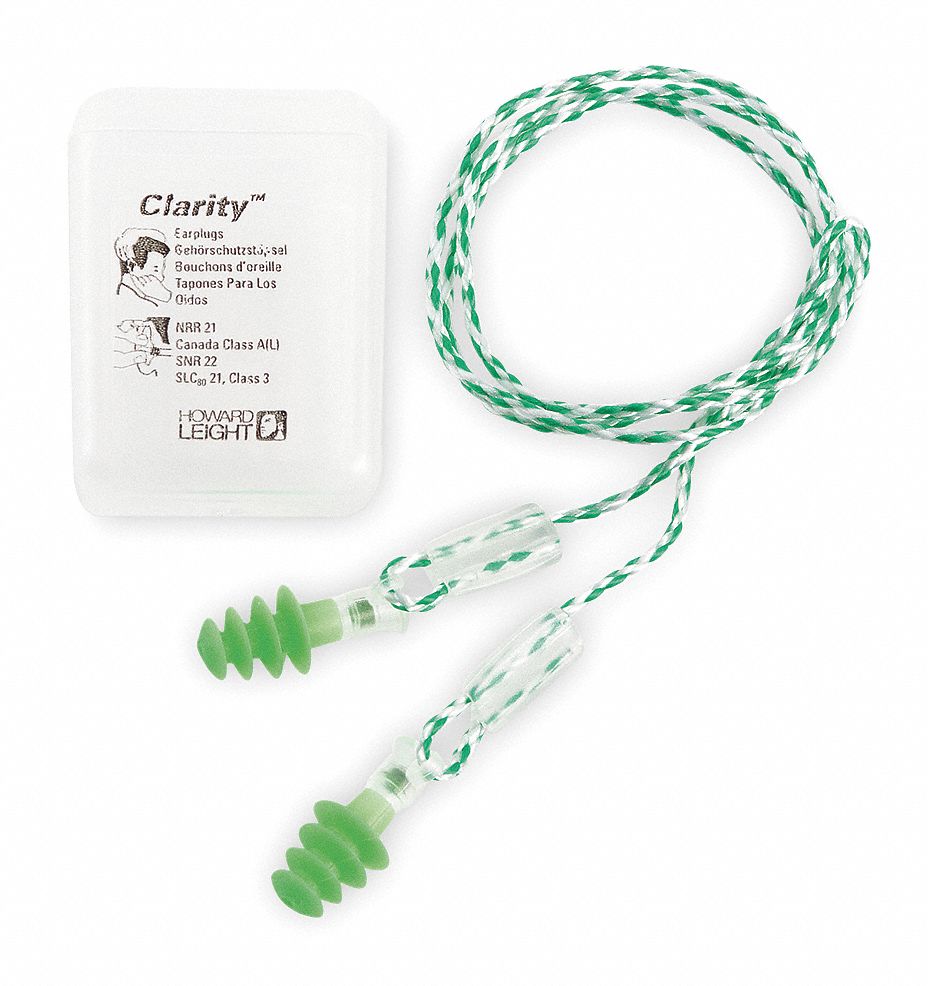 Ear Plugs, 21dB, Corded, Sml, PR