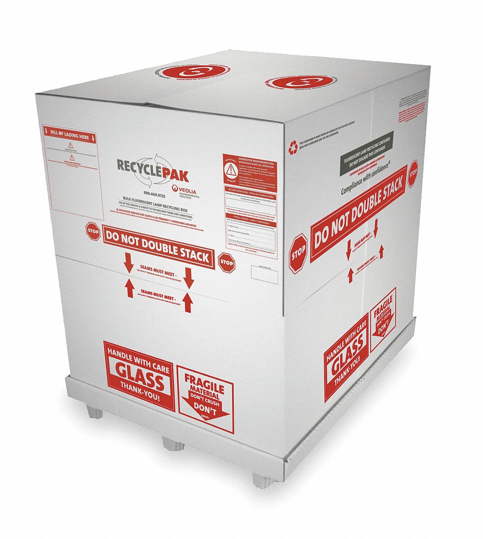 Lamp Recycling Kit, Box, Bulk Pallet