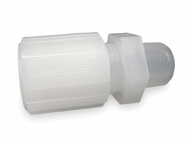 Male Straight Adapter, 1/4 In Tube Sz