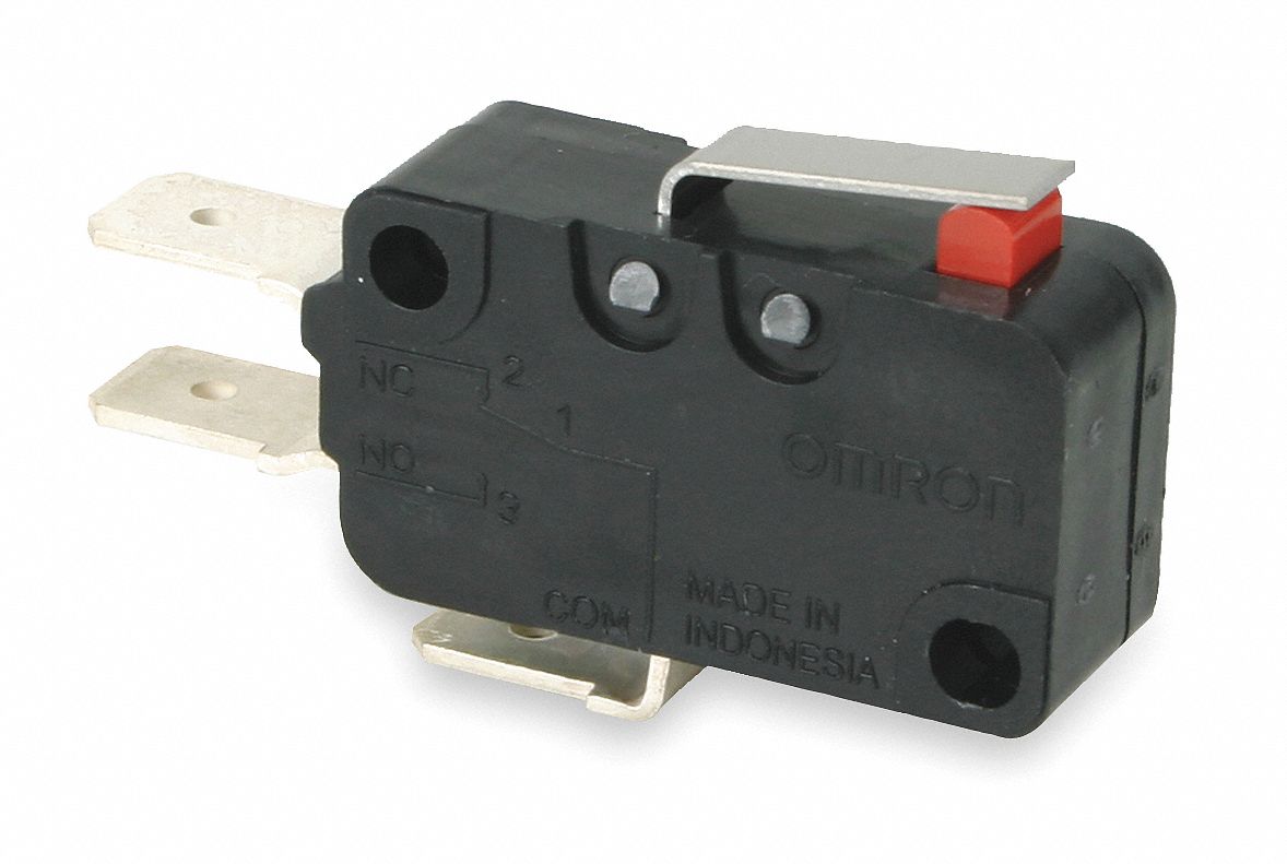 Mini Snap Swch, 21A, SPDT, Pin Plunger
