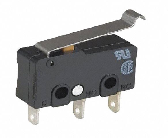 Sub-Mini Swch, 10A, SPDT, Simultd Rolr Levr