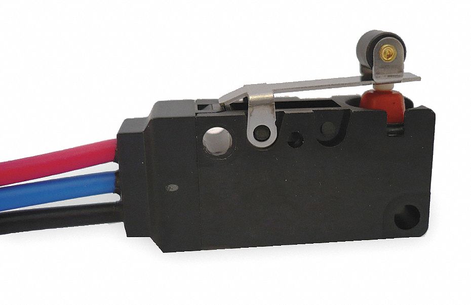 Mini Swch, 3A, SPDT, Shrt Hinge Rollr Levr