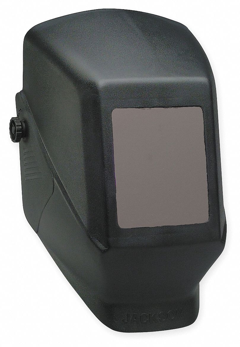 Weld Helmet, Black, Fixed Shade 10 Lens
