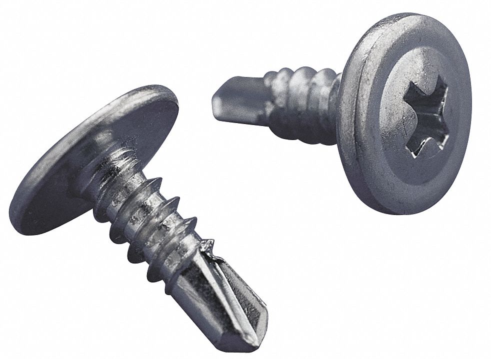 Screw, Self Tapping, Low Profile, PK100