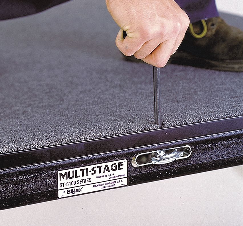 Carpeted Port. Stage Package, 16 x 12 Ft.