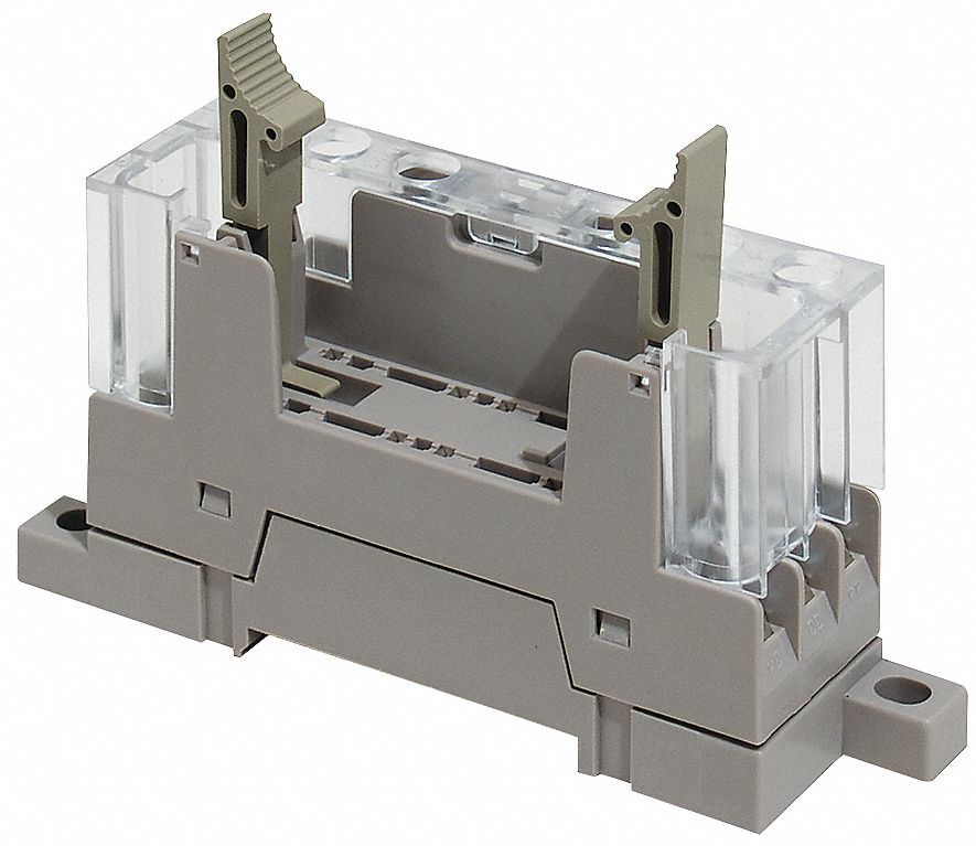 Relay Socket, 10Pin, Din Mount