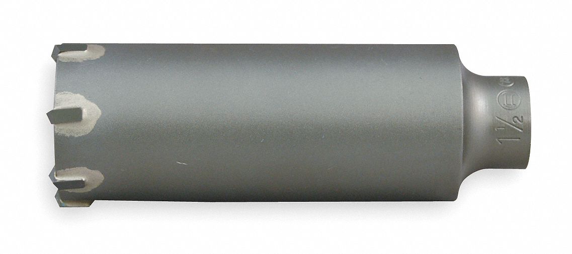 SDS Plus Core Bit, 1 1/2  In, 3 In D