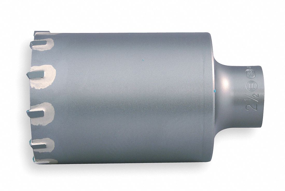 SDS Plus Core Bit, 2 1/2  In, 3 In D