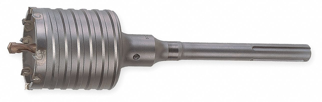 SDS Max Core Bit W/Shank, 5 In, 22 L