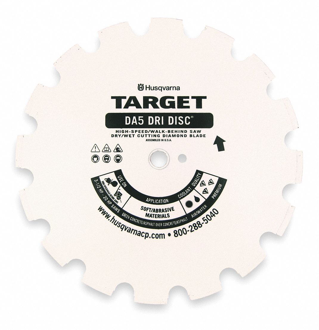 Dimnd Saw Bld, Wet/Dry, Sgmntd Rim, 14 InOD