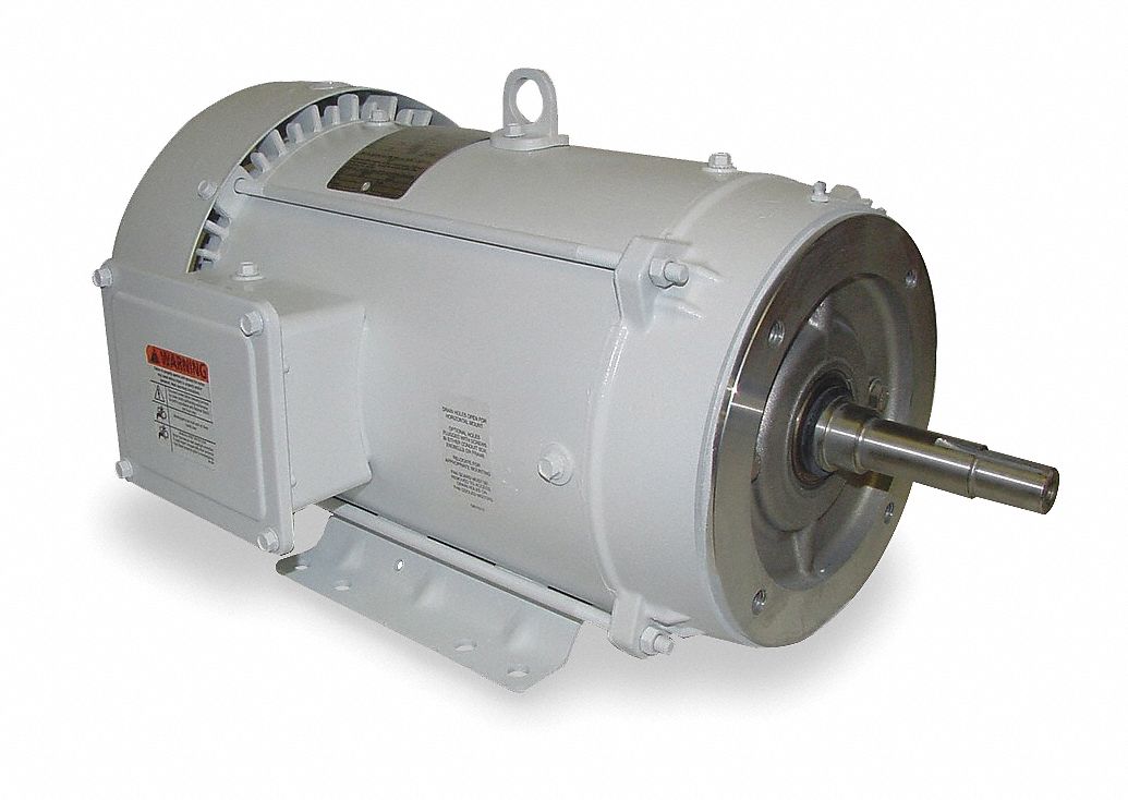 Washdown Motor, 3 Ph, TEFC, 10 HP, 3525 rpm